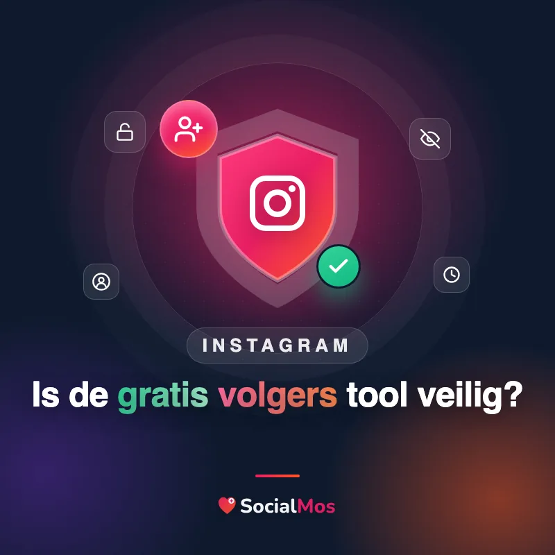 Schild met het Instagram-logo en een groen vinkje: is de gratis volgers tool veilig?